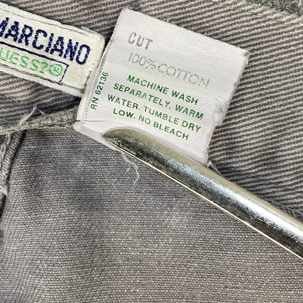 Vintage Guess Jean Georges Marciano Mens 38 Fits‎ 35 Gray High Rise 80s 44001